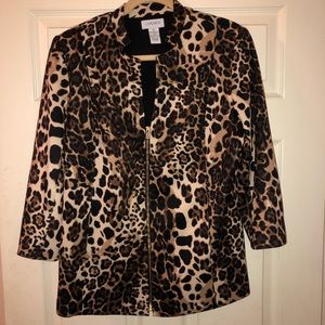 Animal print jacket
